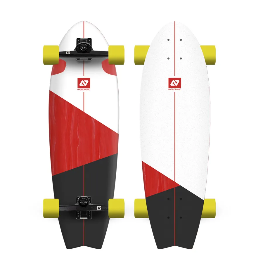 chollo Surfskate FISH 31,5'' Vortex Black / Red de Hydroponic 