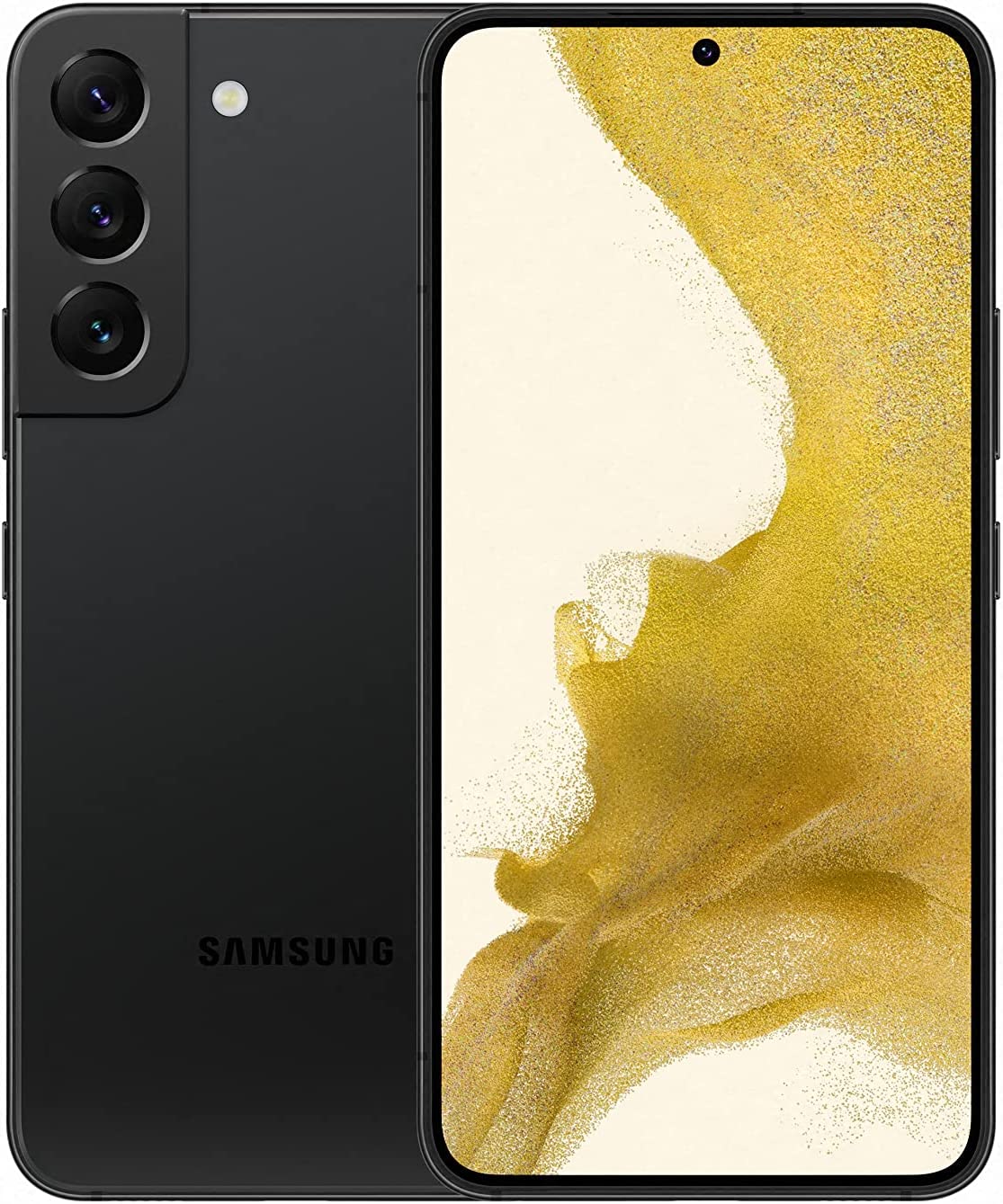 chollo SAMSUNG Galaxy S22 5G Teléfono Móvil 128GB SIM Libre Android Smartphone Phantom Negro
