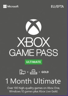 chollo 1 Mes de Xbox Game Pass Ultimate para Xbox y PC (Vale para Cuentas Viejas y Nuevas)