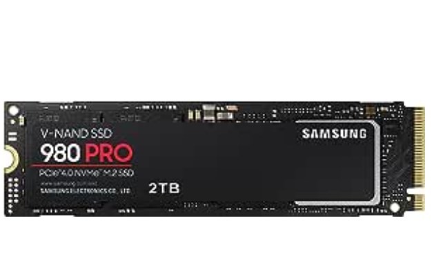 chollo Samsung 980 PRO M.2 NVMe SSD (MZ-V8P2T0BW), 2 TB, PCIe 4.0, 7,000 MB/s Read, 5,000 MB/s Write, Internal Solid State Drive (Compatible con PS5)