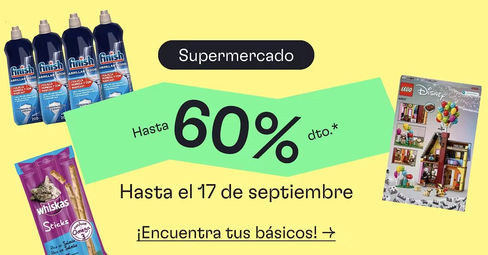 chollo Hasta -60% en Supermercado y Juguetes en Miravia