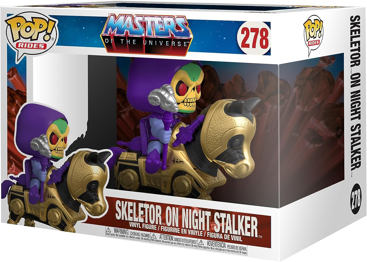 chollo Funko Pop! Rides: Masters of The Universe - Skeletor with Night Stalker 
