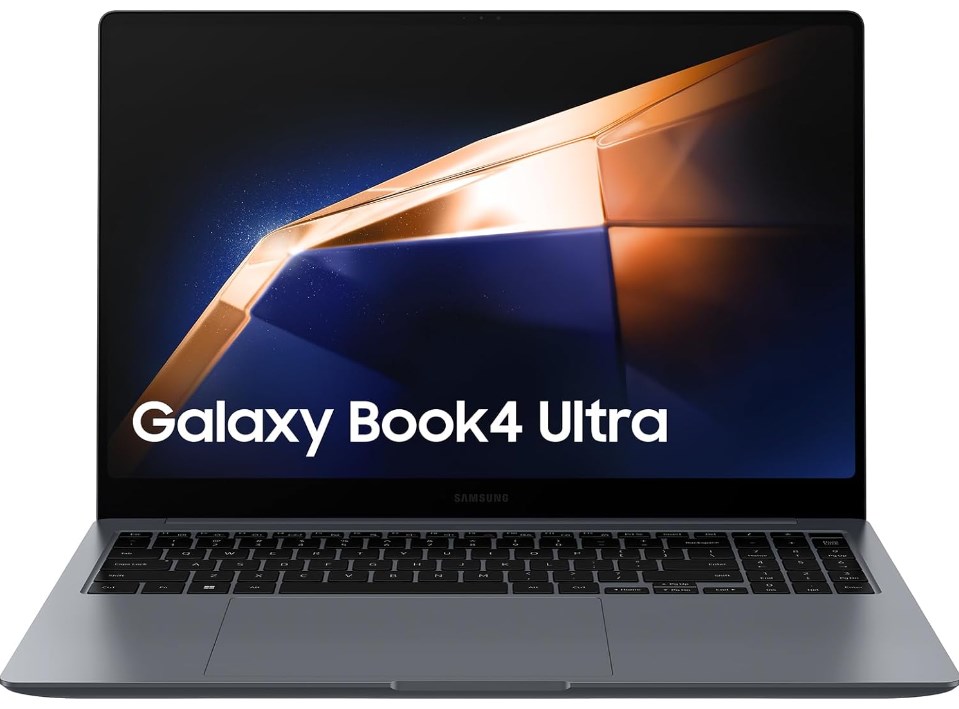 chollo SAMSUNG Galaxy Book4 Ultra, Ordenador Portátil Ultrafino 16'' HDR, Táctil, Intel Core Ultra 9-185H, 32GB RAM, 1TB SSD, NVIDIA GeForce RTX 4070 (GDDR6), Windows 11 Home, Gris, Teclado QWERTY Español