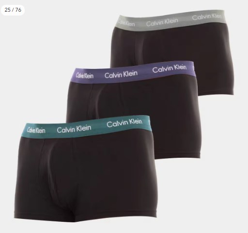chollo Calvin Klein - Pack de 3 Boxers