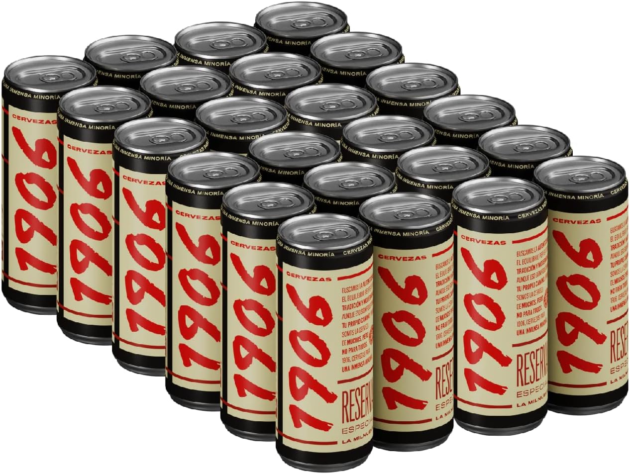 chollo Pack 24 Cervezas - 1906 Reserva Especial - Cerveza Lager Extra