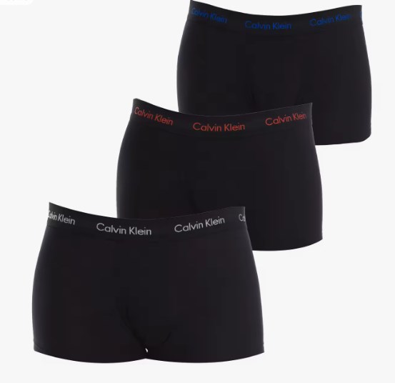 chollo Calvin Klein-Pack-3 Boxers tejido transpirable y frontal anatómico U2664G hombre