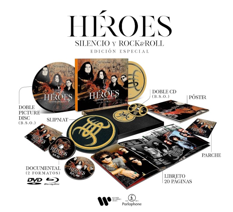 chollo Héroes: Silencio y Rock and Roll (Edición especial) Picture Disc + Parche + Slipmat
