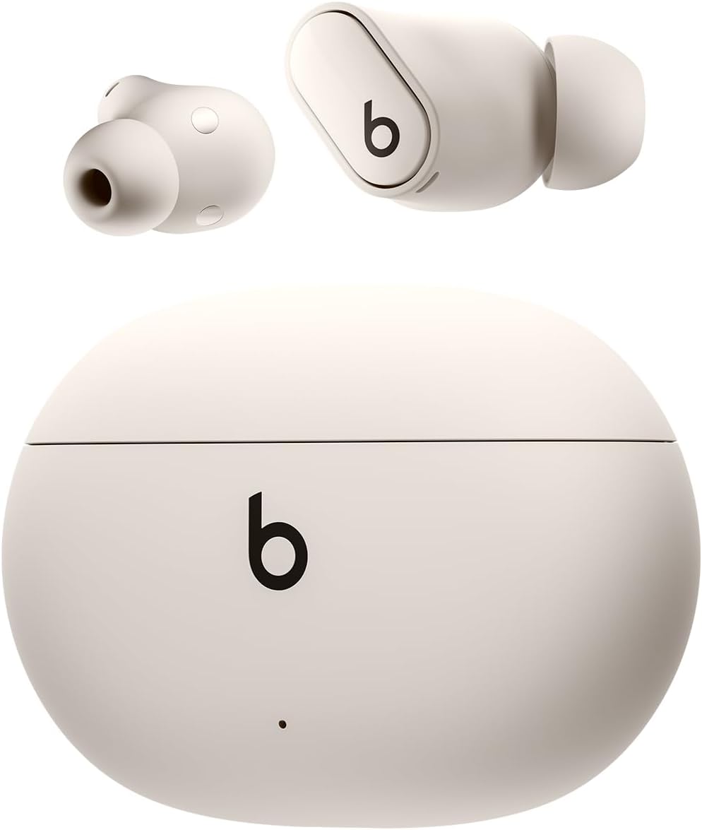 chollo Beats Studio Buds + (2023): Auriculares Totalmente inalámbricos con cancelación de Ruido, Mejor compatibilidad con Apple y Android, micrófono Integrado, Bluetooth, Resistencia al Sudor - Marfil